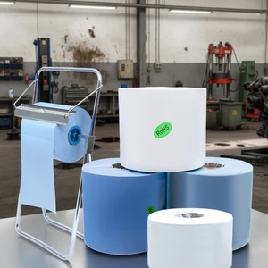 Myesde Heavy-Duty Spunlace Cleanroom Square Cleaning Wipes 55% Wood Pulp 45% Polyester ESD Safe for Electronics Industry 500PCS