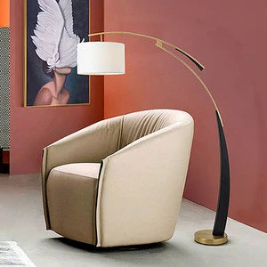Designer Minimalist Fabric LED Floor Lamp Luxury Modern for Hotel Living Room Bedside Bedroom Study Garden