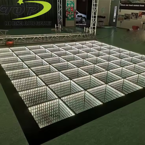 High Quality IP67 Rated Interactive LED Dance Floor with Sound-Activated DMX512 Control Customizable Size for Night Clubs Events