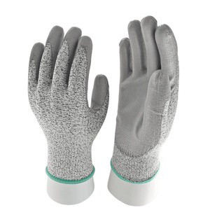 High Cut Protection Cut-Resistant PU Coated Gloves Level 3 For Handling Sharp Components