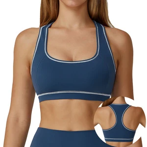 Breathable Fitness Sports Bra for Women with Stretch Fabric and Comfortable Active Support
