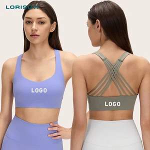 LORISOW Customized Manufacturer Low MOQ Gym Fitness Casual Yoga Workout Gym Sports Bra Active Women's Gym & Fitness Use