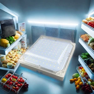 20/25/30W IP65 Waterproof PC LED Industrial Cold Room Lamp with 6000K Daylight for Bathroom Hotels Food Shops Farms