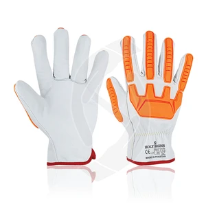 Factory Cut 5 Driver Gloves Durability Safety Durashine Latex Back Rubber Anti-static 10-inch Sterile Hand Arm Protective Gloves