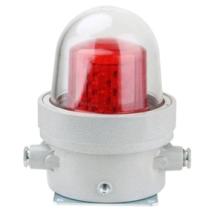 Medium Intensity Obstruction Light Bridge Aircraft Warning Lamp Tower Lighting Explosion-Proof Aviation Obstacle Light