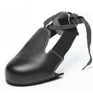 SD001-Wholesale Genuine Leather Visitor Anti-smash Shoe Covers, Antislip Cross Borderl Safety Shoes Overshoes with Steel Toe