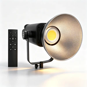 New 300W Portable LED Video Light 2800-6800K Continuous Dimmable Bowens Mount Studio Lighting for Photo/Video Camera Use