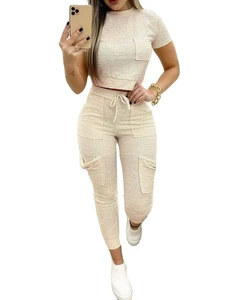 Plus Size Women's Suit Summer Casual Wear 2 Piece Sets for Women Daily Casual Casual Wear with Summer Clothes 2026