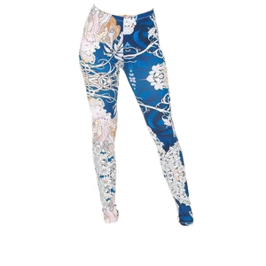 High Waist Girls Workout Wholesale Custom Printed Belt Breathable Four-Way Stretch Spandex/Nylon Yoga Gym Leggings for Women