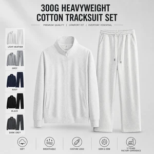Custom Mens Hoodie Tracksuit Set Pullover Sweatshirt Jogger Pants OEM ODM Sports Manufacturer Zipper Sweatshirts Track Suits
