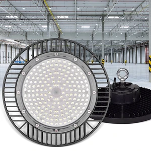 Wholesale Commercial Industrial Lighting 100W 150W 200W IP66 Round UFO Led High Bay Light Warehouse Workshop Highbay Lamp