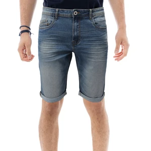 Men’s Distressed Denim Shorts Retro Vintage Style Casual Outdoor Soft Cotton