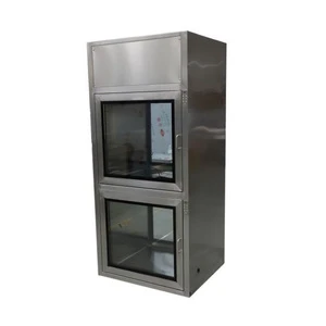 New SCT CE Standard Industrial Cleanroom Static Dynamic Pass Box with Mechanical/Electronic Interlock Powder Coated/SUS304 Case
