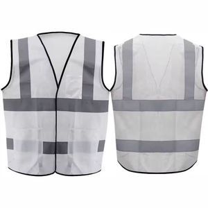 Reflective High Visibility Modern Safety Vest Breathable Polyester Workwear with Customizable Options Unisex Low Price for sales