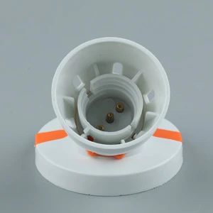 B22 Adjustable Angle Plastic Bulb Socket with Locking Ring, Suitable for Home Corridor Store LED Bulb Accessories