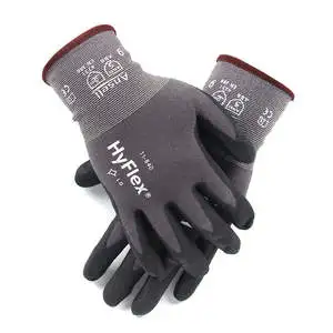 Ansell Hyflex 11-840 Nylon Nitrile Mechanical Maintenance Anti Cutting Hand protection Knitted Safety Gloves