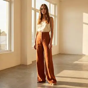 Extra Long Summer Casual Trousers For Tall Women Elegant Style 34