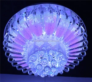 2017 Best Sell New Design Crystal Glass Chandelier Lights 18057-600 With MP3 and RGB and Remote, Factory Cheap Price