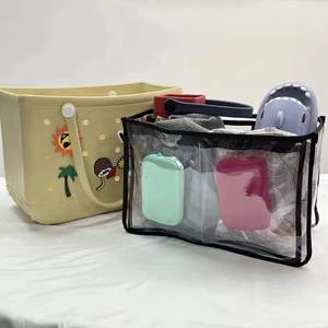 Clear EVA Waterproof Insert Organizer Bag for Large Beach Tote Bags Beach Bag Dividers Accessories