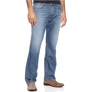 Classic Fit Men's Straight Woven Denim Jeans Casual Street Style Slim Washed Blue Breathable Summer/Winter High High Quality