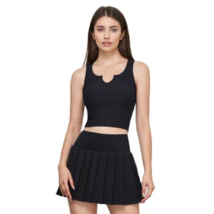 Rib Yoga Top With Build in Pdding Women Gym Wear V Neck Ladies Sports & Outdoors Gym Tank Top Workout Crop Top