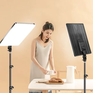 80W Camera Video Fill Light Bi-color Led Panel Light Photography Lighting Panel Live Streaming Photo Studio