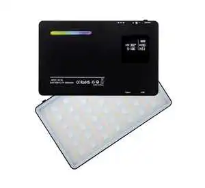 RGB Video Camera Light Bi- LED Panel for Photography and Gaming Conferences Essential Photo Lighting