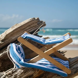 Outdoor Beach Headrest Light Compact Beach Neck Pillow Bamboo Head Hammock Bali Beach Chairs Modern Wood Outdoor Furniture