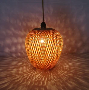 VINACRAFT.JSC Vietnam Bamboo Lamp for Hotel Decoration Electric Light Source