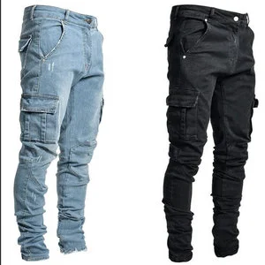 Plus Size Men's Slim Fit Distressed Jeans Big & Tall