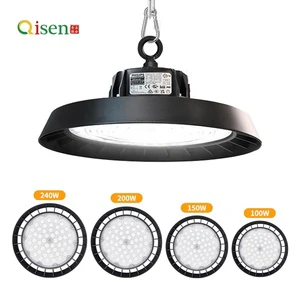 100-277V Dimmable Warehouse 100W 150W 200W 300W 6500KDLC Premium Listed CE RoHS Compliant Industrial UFO Lights