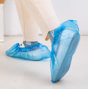 Disposable PE Thickened Safety Shoe Covers for Indoor Use Waterproof Dustproof for Living Room-Household Use