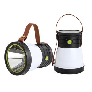 Portable Outdoor Waterproof Solar Flashlight LED Camping Lantern Rechargeable Hand Emergency Light Flashlights Hiking Tent Lamp