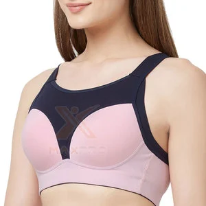 Women's Yoga Tops Breathable Simple High Support Spandex/Nylon Fitness Wear in Stock New Design Customizable