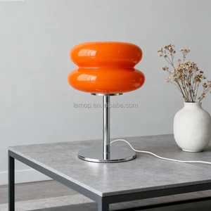 Adorable Glass Table Lamp Bedroom Bedside Decorative Light for Living Room Hotel Ambience Creative Night Use