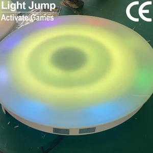 Round Floor Tile Lamp Running Code VersionOutdoor LED Round Brick Light Waterproof Inductive Gravity Sensor Floor Tile Lamp