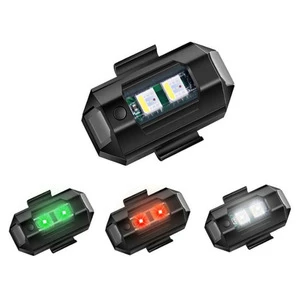 7-Color Strobe Light for Night Navigation Wiring-Free Decorative Light for Aircraft Quadcopter Aviation Obstruction Lighting