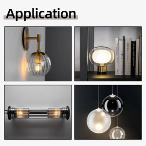 High Borosilicate Temperature-resistant Glass Lampshade Glass Lamp Shade Bulb