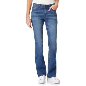 Wholesale Custom Women's Vintage Style Low Waist Jeans Washed Denim Wide Leg Slim Fit Style Pants for Women