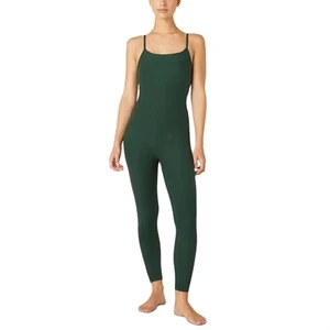 RTS Wholesale Price High Quality Women Seamless Full Length Bodysuit Solid Color Thin Straps Yoga Jumpsuit AS-YJ-509