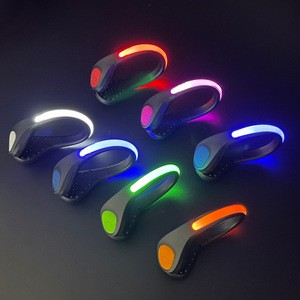 Outdoor Sports & Entertainment Night Running Shoe Safety Clips with Luminous LED Warning Light for Cycling Sports & Running