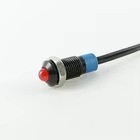 ELEWIND 10MM Metal Indicator Light - Stainless Steel Brass Black IP67 12V 15cm Cable (PM10B-D/G/12V/A/IP67 With 15cm Wiring)