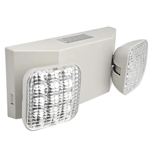 Emergency Light XJW-01G Rechargeable LED 6W Twin Spot Light with 1800 Mah Lithiwm 120-180 Mins 2*3w Led Twin head light