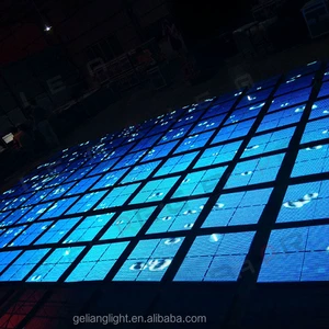 IP65 Waterproof RGB P10 LED Video Dance Floor Glass Body Brick Lights for Outdoor Use