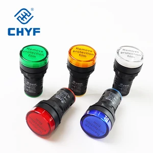 22mm Industrial Machine Cabinet Manufacturer Lamps 230V AC DC Equipment Panel Mount Signal Pilot Lamp Led Indicator Light