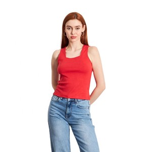 New Summer Fashion Sleeveless Casual Blouse Tops Casual Wear New Quality Slim Cotton Ladies Tank Top Perfect For Everyday Wear