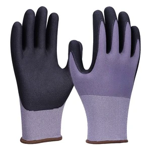 Wholesale Industry Grade Maintenance Worker Safety Gloves Non-Slip Oil-Resistant Nitrile Coated EN388 Certified Touchscreen