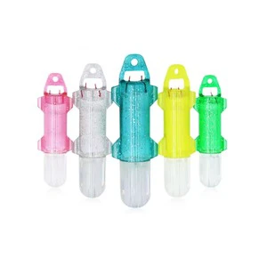 LED Fishing Lure Light Deep Drop Underwater Night Attracting Fish Lamp Flash Light for Lake Carp Snapper Species Made of PVC