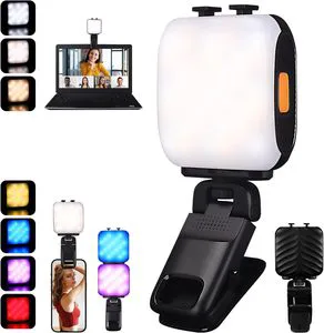 Portable RGB Mini Fill Light Photography Lamp TikTok YouTube Videos Colorful Photo Fill Lighting Various Environment Power