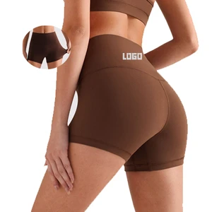 Women's Shorts Skin-friendly Breathable Scrunch Plus Sizes Butt High Waist Shorts Yoga Sports Gym Shorts For Women